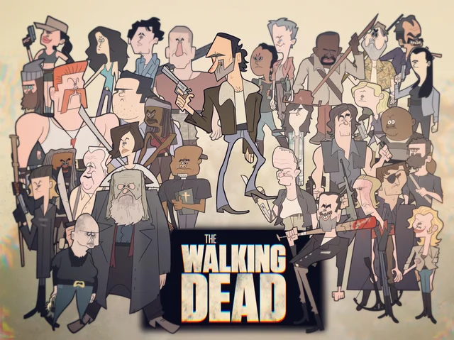 The Walking Dead as cartoons